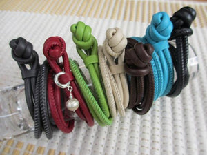 Stitched Leather Bracelets Ai308
