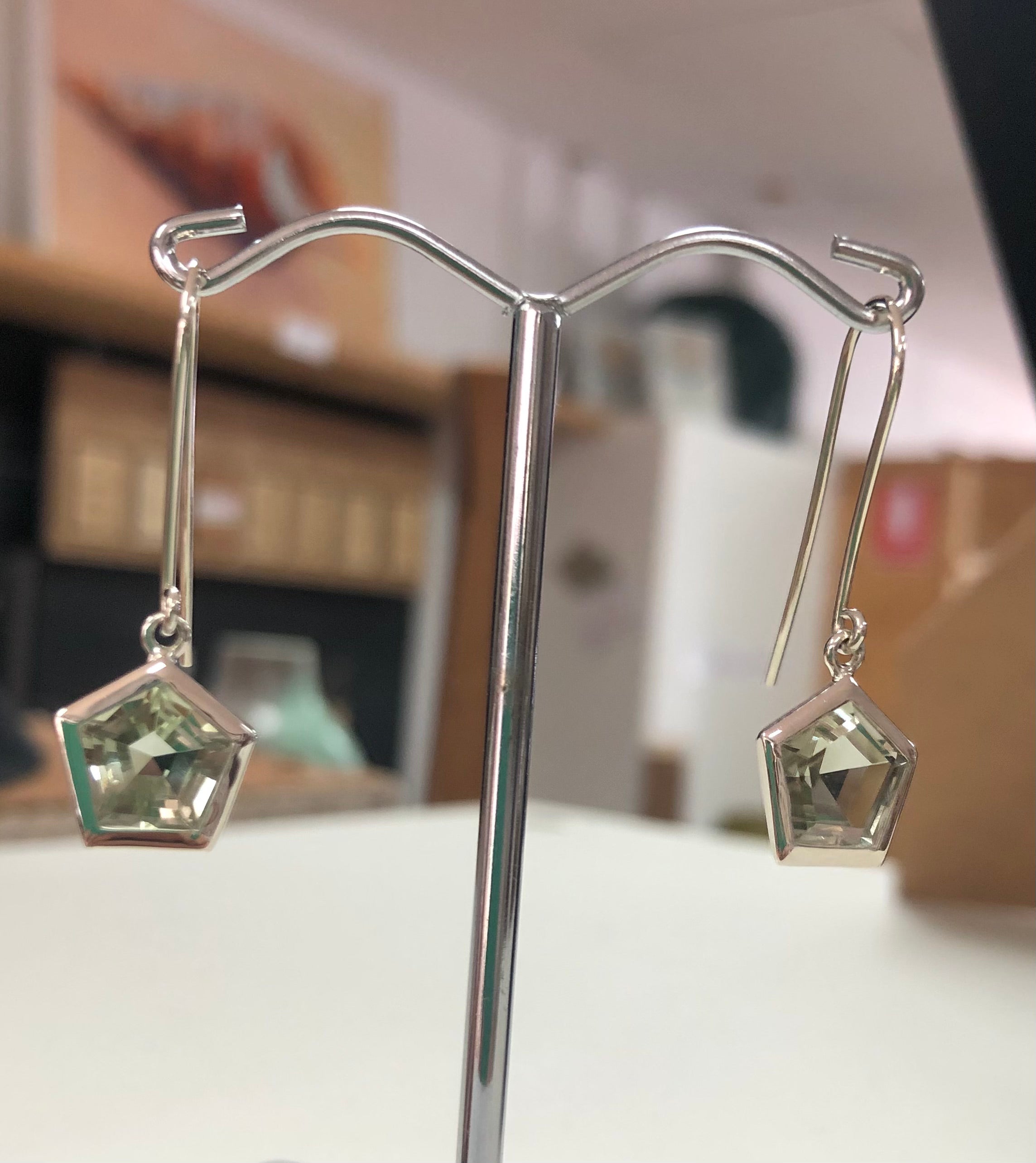 Crystal House Earrings Ai179